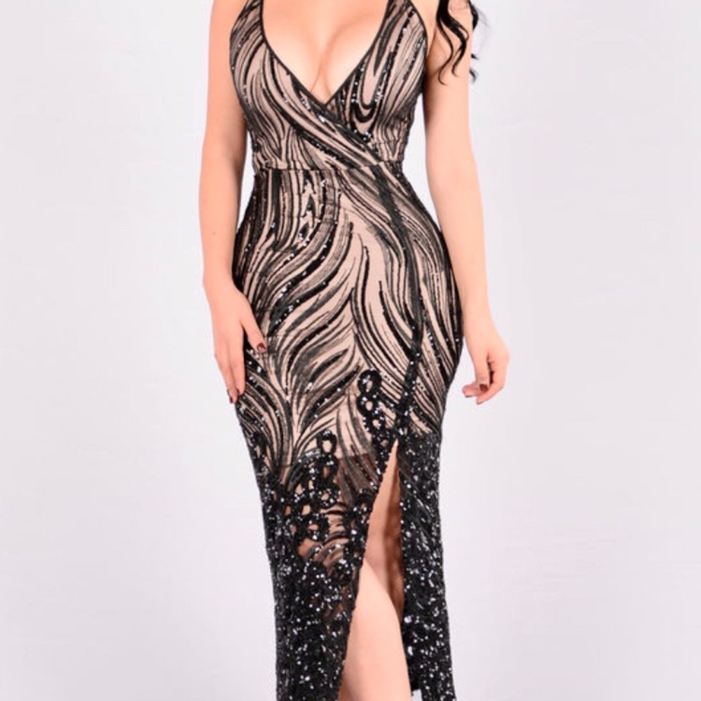 Fashion Nova Walk Out On You Dress.